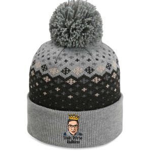 Vote We're Ruthless Ruth Bader Ginsburg Equal Rights The Baniff Cuffed Pom Beanie