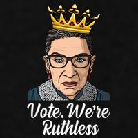 Vote We're Ruthless Ruth Bader Ginsburg Equal Rights Ladies PosiCharge Tri-Blend Wicking Tank