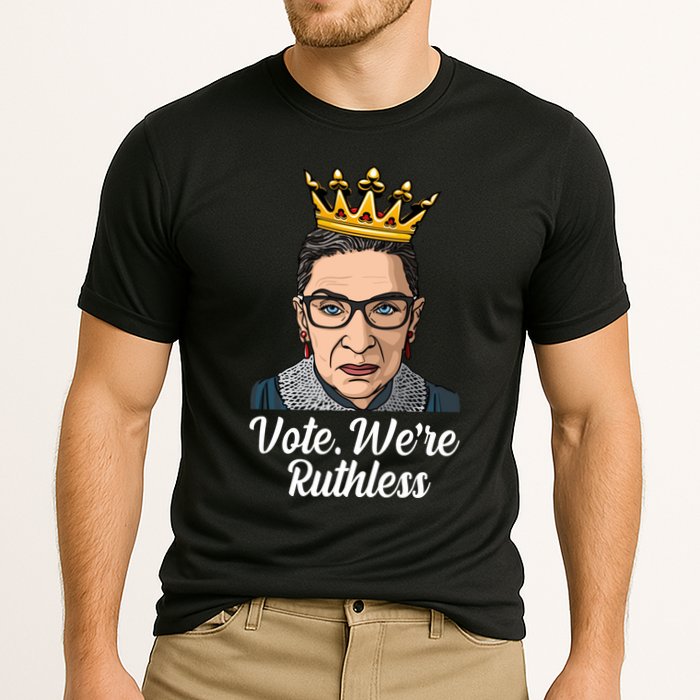 Vote We're Ruthless Ruth Bader Ginsburg Equal Rights Cooling Performance Crew T-Shirt