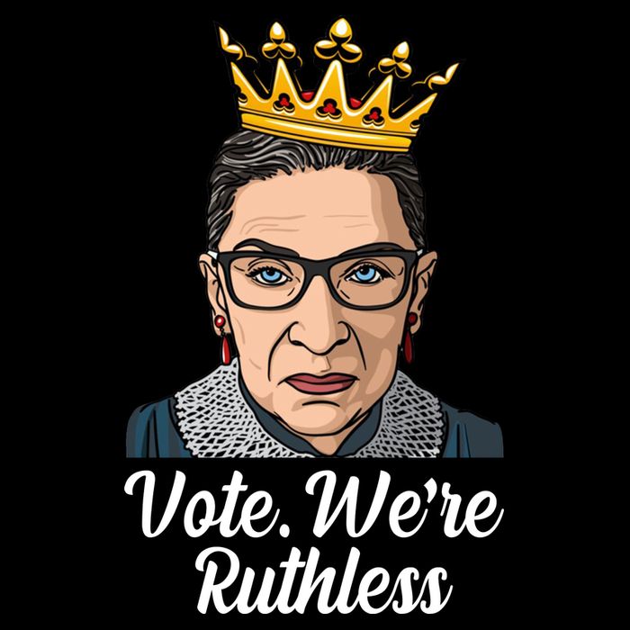 Vote We're Ruthless Ruth Bader Ginsburg Equal Rights Cooling Performance Crew T-Shirt