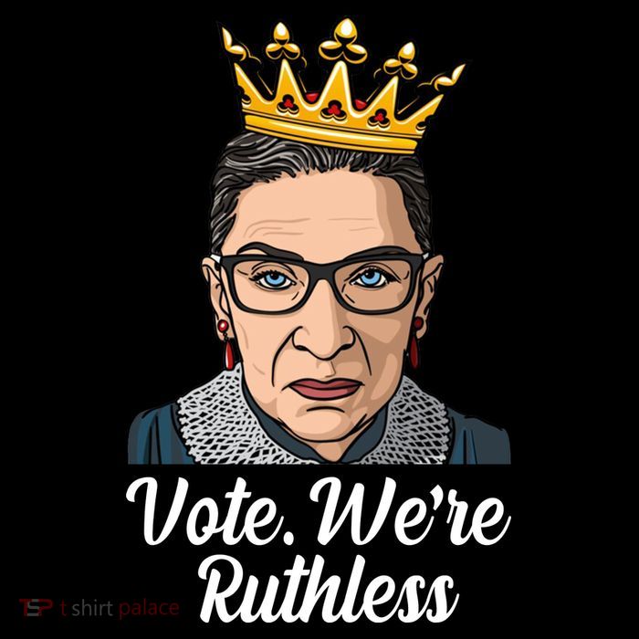 Vote We're Ruthless Ruth Bader Ginsburg Equal Rights Full-Length Apron With Pockets