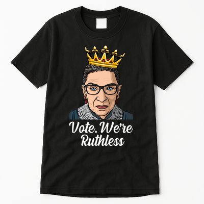 Vote We're Ruthless Ruth Bader Ginsburg Equal Rights Tall T-Shirt