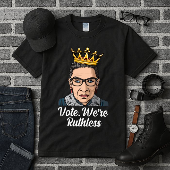 Vote We're Ruthless Ruth Bader Ginsburg Equal Rights Tall T-Shirt