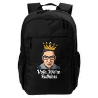 Vote We're Ruthless Ruth Bader Ginsburg Equal Rights Backpack