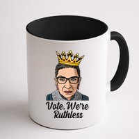 Vote We're Ruthless Ruth Bader Ginsburg Equal Rights Mug