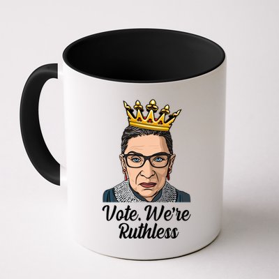 Vote We're Ruthless Ruth Bader Ginsburg Equal Rights Mug