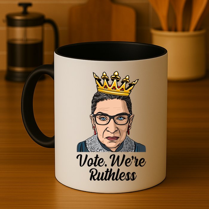 Vote We're Ruthless Ruth Bader Ginsburg Equal Rights Mug