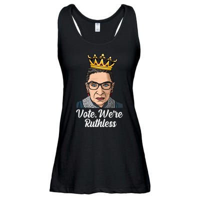 Vote We're Ruthless Ruth Bader Ginsburg Equal Rights Ladies Essential Flowy Tank