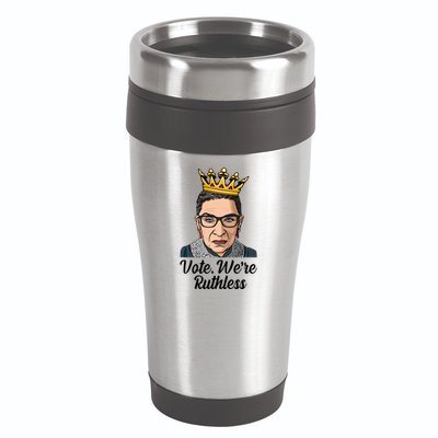 Vote We're Ruthless Ruth Bader Ginsburg Equal Rights 16oz Travel Tumbler