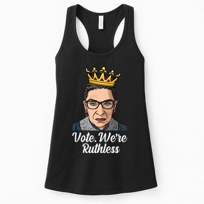 Vote We're Ruthless Ruth Bader Ginsburg Equal Rights Womens Tank Top