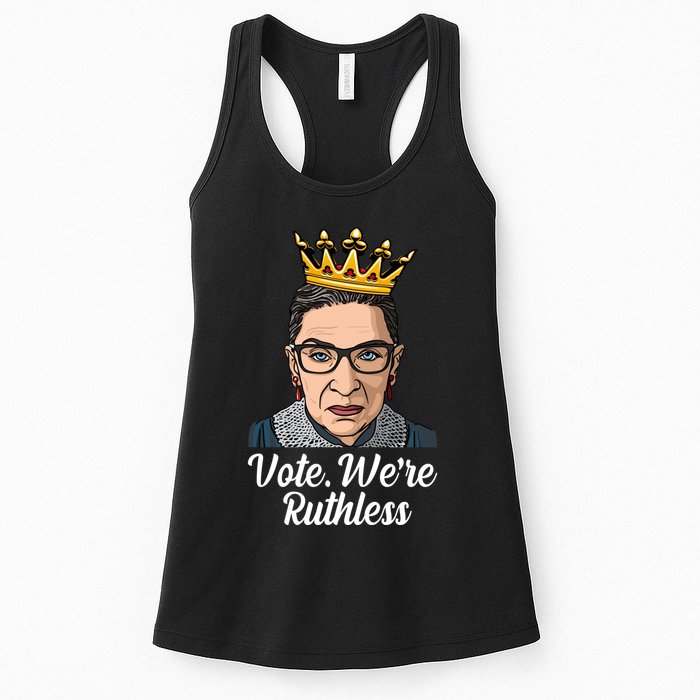 Vote We're Ruthless Ruth Bader Ginsburg Equal Rights Womens Tank Top