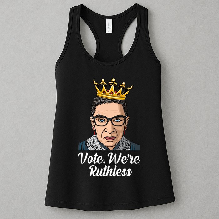 Vote We're Ruthless Ruth Bader Ginsburg Equal Rights Womens Tank Top