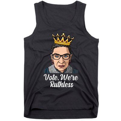 Vote We're Ruthless Ruth Bader Ginsburg Equal Rights Tank Top