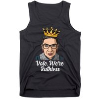 Vote We're Ruthless Ruth Bader Ginsburg Equal Rights Tank Top