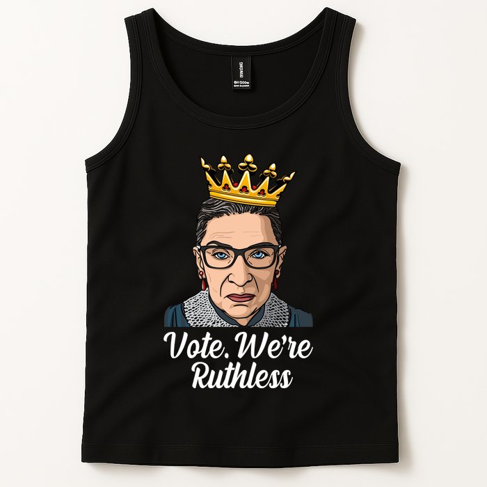 Vote We're Ruthless Ruth Bader Ginsburg Equal Rights Tank Top