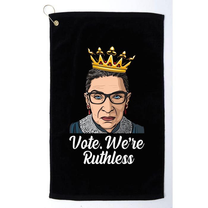 Vote We're Ruthless Ruth Bader Ginsburg Equal Rights Golf Towel