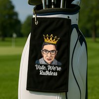 Vote We're Ruthless Ruth Bader Ginsburg Equal Rights Golf Towel