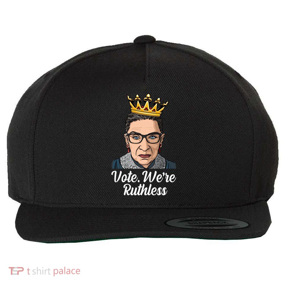 Vote We're Ruthless Ruth Bader Ginsburg Equal Rights Wool Snapback Cap