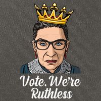 Vote We're Ruthless Ruth Bader Ginsburg Equal Rights Cotton Canvas Backpack