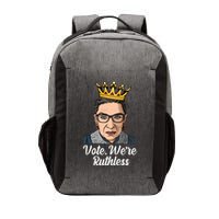 Vote We're Ruthless Ruth Bader Ginsburg Equal Rights Vector Backpack