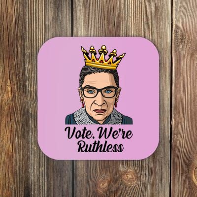 Vote We're Ruthless Ruth Bader Ginsburg Equal Rights Coaster