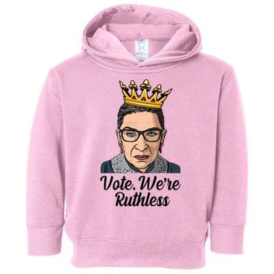 Vote We're Ruthless Ruth Bader Ginsburg Equal Rights Toddler Hoodie