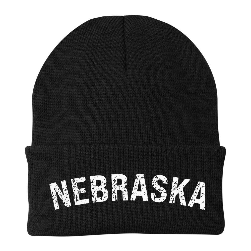 Vintage Wear Red For Nebraska Beanie