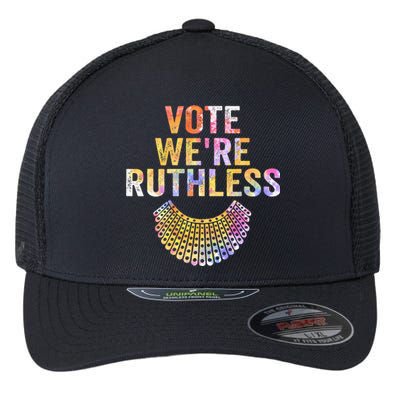 Vote Were Ruthless Human And Women Feminist Flexfit Unipanel Trucker Cap