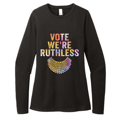 Vote Were Ruthless Human And Women Feminist Womens CVC Long Sleeve Shirt