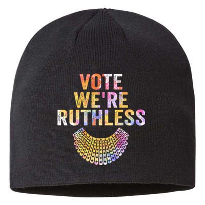 Vote Were Ruthless Human And Women Feminist Sustainable Beanie