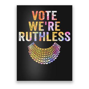 Vote Were Ruthless Human And Women Feminist Poster