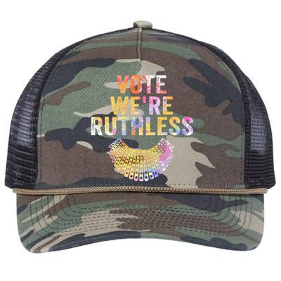 Vote Were Ruthless Human And Women Feminist Retro Rope Trucker Hat Cap