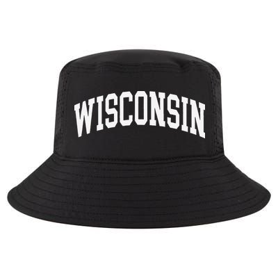 Vintage Wear Red For Wisconsin Cool Comfort Performance Bucket Hat