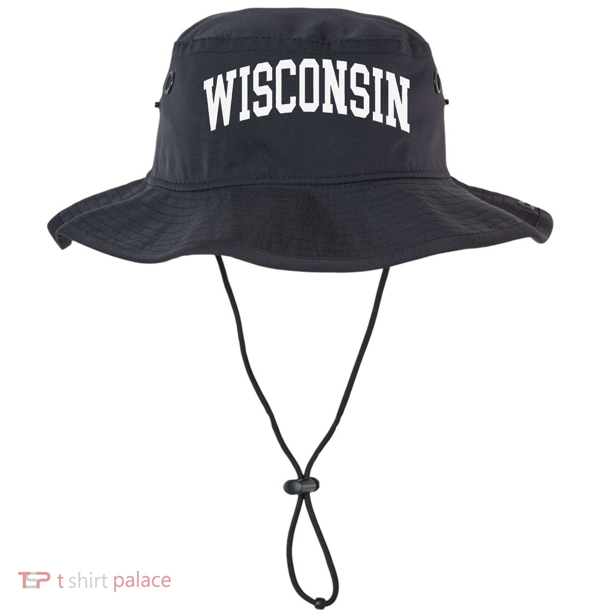 Vintage Wear Red For Wisconsin Bucket Hat