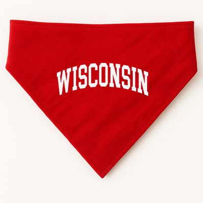Vintage Wear Red For Wisconsin USA-Made Doggie Bandana