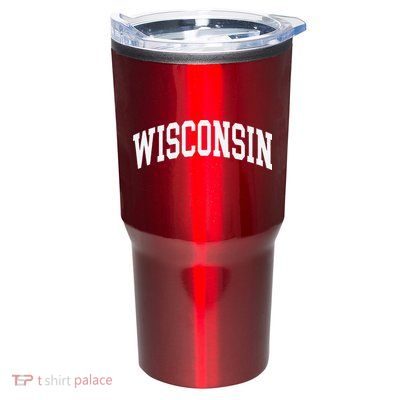 Vintage Wear Red For Wisconsin Tumbler
