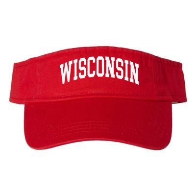 Vintage Wear Red For Wisconsin Visor