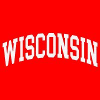 Vintage Wear Red For Wisconsin Kids T-Shirt