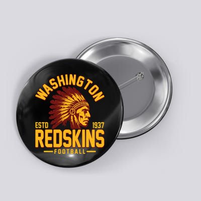 Vintage Washington Redskins Football Estd 1937 Sports Fan Button