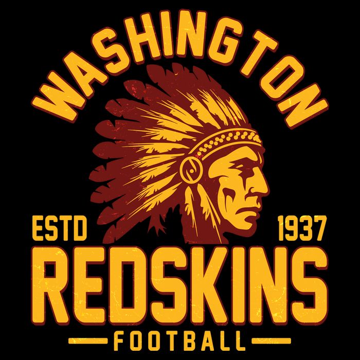 Vintage Washington Redskins Football Estd 1937 Sports Fan Bucket Hat