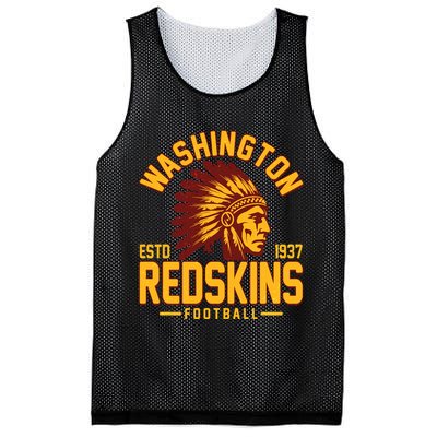 Vintage Washington Redskins Football Estd 1937 Sports Fan Mesh Reversible Basketball Jersey Tank