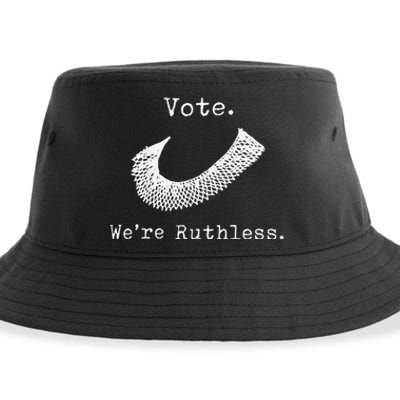  Vote We're Ruthless Sustainable Bucket Hat