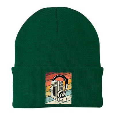 Vintage Walkman Retro 80s 90s Graphic Knit Cap Winter Beanie