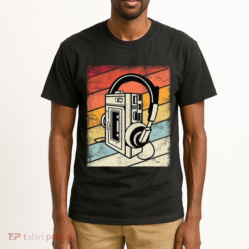 Vintage Walkman Retro 80s 90s Graphic Tall T-Shirt
