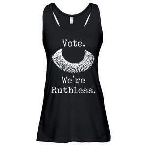 Vote. We're Ruthless. Women's Rights Pro Choice Roe 1973 Ladies Essential Flowy Tank