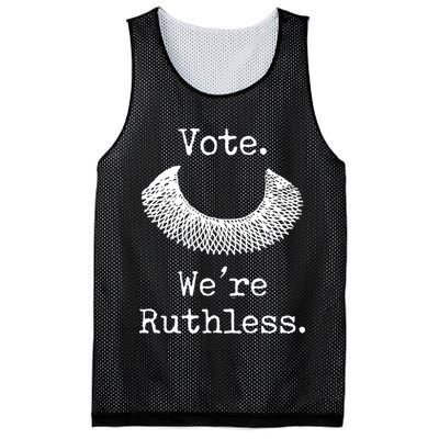 Vote. We're Ruthless. Women's Rights Pro Choice Roe 1973 Mesh Reversible Basketball Jersey Tank