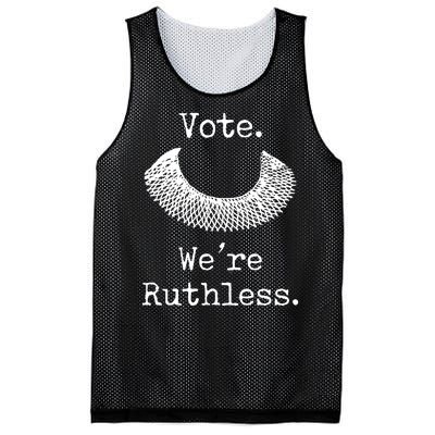 Vote. We're Ruthless. Women's Rights Pro Choice Roe 1973 Mesh Reversible Basketball Jersey Tank