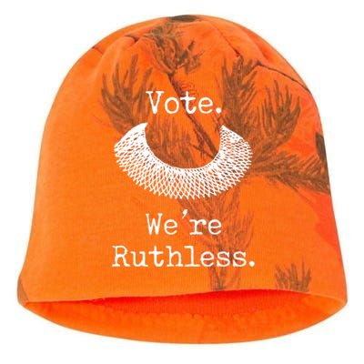 Vote. We're Ruthless. Women's Rights Pro Choice Roe 1973 Kati - Camo Knit Beanie