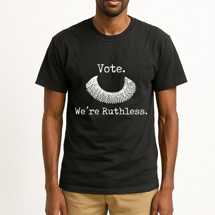 Vote We're Ruthless Rights Pro Choice Roe 1973 Feminist Tall T-Shirt