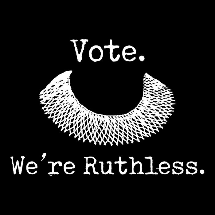 Vote We're Ruthless Rights Pro Choice Roe 1973 Feminist 7-Panel Snapback Hat